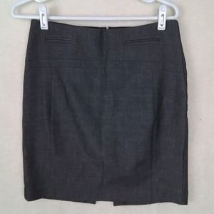 Express Mid Rise Lined Mini Skirt‎ Size 4 Gray Black
